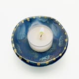 "Ocean Abyss Dish" - Vanity Trays and Dishes in blue by Jayne Alfieri