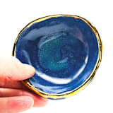 "Coral Reef Dish" - Vanity Trays and Dishes in blue by Jayne Alfieri