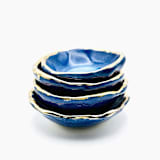 "Coral Reef Dish" - Vanity Trays and Dishes in blue by Jayne Alfieri