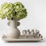 "The BALL GIRL" - Vanity Trays and Dishes in white by REVELRY by Purvi Padia