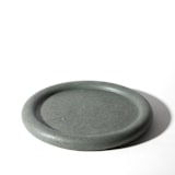 "Round Tray - Dark Green Terrazzo" - Vanity Trays and Dishes in green by Pretti.Cool