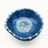 "Dolphin Blue Dish" - Vanity Trays and Dishes in blue by Jayne Alfieri