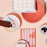 "4" Catch-All: Marigold Terrazzo" - Vanity Trays and Dishes in yellow by Pretti.Cool