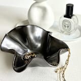 "Black Cascading Wavy Bowl" - Vanity Trays and Dishes in black by Cloude Made