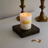 "Marble Pedestal (ITALIAN MOSS)" - Vanity Trays and Dishes in brown by the parmatile shop