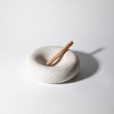 "Bubble Catch All (Small) - White Terrazzo" - Vanity Trays and Dishes in white by Pretti.Cool
