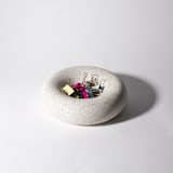 "Bubble Catch All (Small) - White Terrazzo" - Vanity Trays and Dishes in white by Pretti.Cool