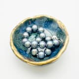 "Cove Blue Dish" - Vanity Trays and Dishes in blue by Jayne Alfieri