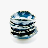 "Cove Blue Dish" - Vanity Trays and Dishes in blue by Jayne Alfieri