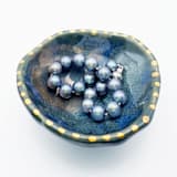 "Nautical Blue Dish" - Vanity Trays and Dishes in blue by Jayne Alfieri