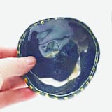 "Nautical Blue Dish" - Vanity Trays and Dishes in blue by Jayne Alfieri