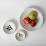 "4" Catch-All: White Terrazzo" - Vanity Trays and Dishes in white by Pretti.Cool
