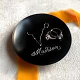 "Engraved Jewelry Dish Constellation" - Vanity Trays and Dishes in multicolorassorted-colors by Charlotte Noordzij