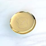 "Engraved Jewelry Dish Crest" - Vanity Trays and Dishes in multicolorassorted-colors by Charlotte Noordzij