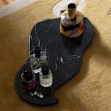 "The Parmatile Shop Marble Medusa Tray" - Vanity Trays and Dishes in black by the parmatile shop