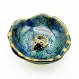 "Mariner Blue Dish" - Vanity Trays and Dishes in blue by Jayne Alfieri