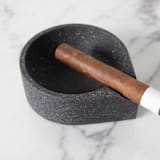 "Cigar Ashtray - Black Terrazzo" - Vanity Trays and Dishes in black by Pretti.Cool