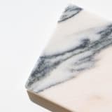 "Marble Pedestal (LA NUIT NUDE)" - Vanity Trays and Dishes in beige by the parmatile shop