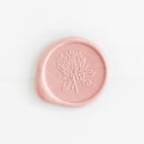 "Protea in Blush | Papel and Co. x Artisaire (pack of 25)" - Wax Seals, Pack of 25 in Blush by Minted - Wax Seal Front