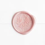 "Eucalyptus in Blush | Paula Lee Calligraphy x Artisaire (pack of 25)" - Wax Seals, Pack of 25 in Blush by Minted - Wax Seal Front