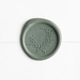 "Crest in Sequoia (pack of 25)" - Wax Seals, Pack of 25 in Sequoia by Pink House Press - Wax Seal Front