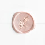 "Sprig in Champagne (pack of 25)" - Wax Seals, Pack of 25 in Champagne by chocomocacino - Wax Seal Front