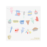"Baking Spirits Bright Baking Thingamajigs - Set of 16" - Banners and Garlands in multicolor by Jollity and Co