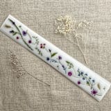 "Colorful English botanical garden printed floral vellum belly band 1.5 inch wide for 5x7 inches card | pack of 10" - Belly Bands in multicolorassorted-colors by Ivory Invitations