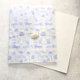 "Linen Thread and Seashell Belly Band- Customizable Thread Color- Set of 25" - Belly Bands in multicolor by Inkspiringletters