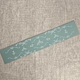 "grace floral dusty sage belly band for 5x7 card | pack of 10" - Belly Bands in green by Ivory Invitations