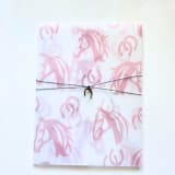 "Linen Thread and Brass Horseshoe Belly Band- Customizable Thread Color- Set of 25" - Belly Bands in multicolor by Inkspiringletters