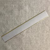 "Aurelia dot gold trim vellum belly band for 5x7 card | pack of 10" - Belly Bands in gold by Ivory Invitations