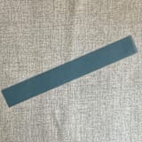 "Steel blue colored translucent vellum belly band for 5x7 inch Invitation | Pack of 10" - Belly Bands in blue by Ivory Invitations
