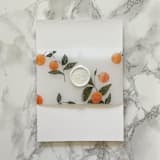 "Orange Vellum Belly Band for Invitaitons (25 Pack)" - Belly Bands in orange by Carley Zuercher