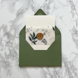 "Greenery Vellum Belly Band for Wedding Invitaitons 3" (25 Pack)" - Belly Bands in green by Carley Zuercher