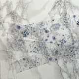 "Blue Wildflower Vellum Belly Band for Wedding Invitations 1.5" (25 Pack)" - Belly Bands in multicolor by Carley Zuercher