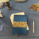 "Laser Cut Belly Band, Alyssa Pattern in Antique Gold, Set of 25" - Belly Bands in gold by Artifacture