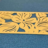 "Laser Cut Belly Band, Alyssa Pattern in Antique Gold, Set of 25" - Belly Bands in gold by Artifacture