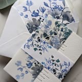 "Leafy Watercolor Belly Band | Set of 10" - Belly Bands in gold by Campofiore Paper Studio