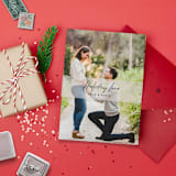 "Holiday Love Vellum BellyBands for 5 x 7 Holiday Cards (Set of 25)" - Belly Bands in clear by Caroline Russo
