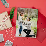 "Modern Custom Date Vellum Belly Bands for 5 x 7 Wedding Invitations" - Belly Bands in black by Caroline Russo