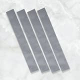 "Gray Velvet BellyBands for 5 x 7 Invitations (Set of 25)" - Belly Bands in gray by Caroline Russo