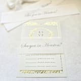 "Destination Wedding Vellum Belly Band-Traditional Font- Personalized- Set of 25" - Belly Bands in white by Inkspiringletters