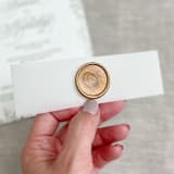 "Clear vellum belly bands for invitations | Set of 10" - Belly Bands in white by Maria Ferrer G.
