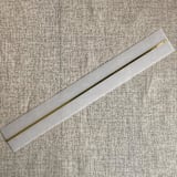 "Regency minimalist vellum paper belly band for 5x7 Card | pack of 10" - Belly Bands in gold by Ivory Invitations