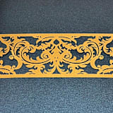 "Laser Cut Belly Band, Marie Pattern in Antique Gold, Set of 25" - Belly Bands in gold by Artifacture