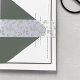 "Fresh Sage | Pack of 25 Floral Vellum Belly Bands" - Belly Bands in green by Nikki Turner