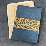 "Laser Cut Belly Band - Antique Gold - Emory Pattern - pack of 25" - Belly Bands in gold by Artifacture