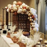 "Terrazzo Beige Balloon Garland Luxury Kit (10-12ft)" - Balloons in beige by PopFestCo