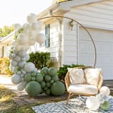 "Big Sur THICK Balloon Garland Kit (4-6 feet)" - Balloons in gray by Balloon and Bash